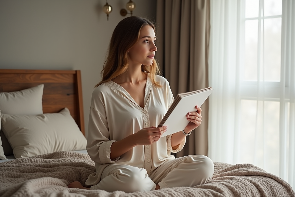 Choix de couleur pour les rideaux de chambre à coucher : critères et tendances